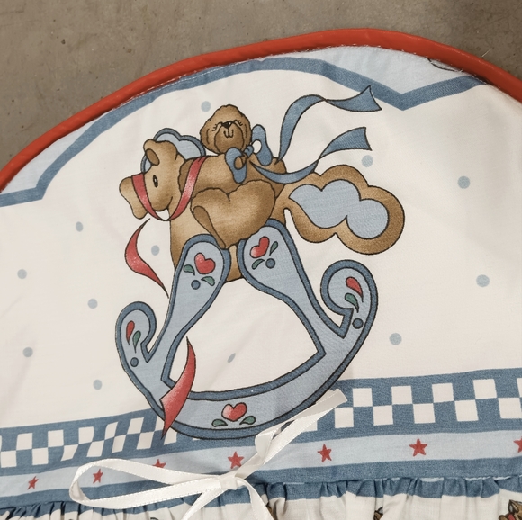 Daisy Kingdom Vintage 90s Diaper Stacker Rocking Horse - Picture 6 of 7